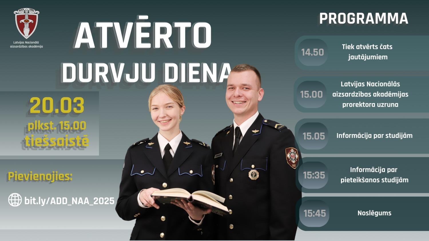Atvērto durvju diena tiešsaistē
