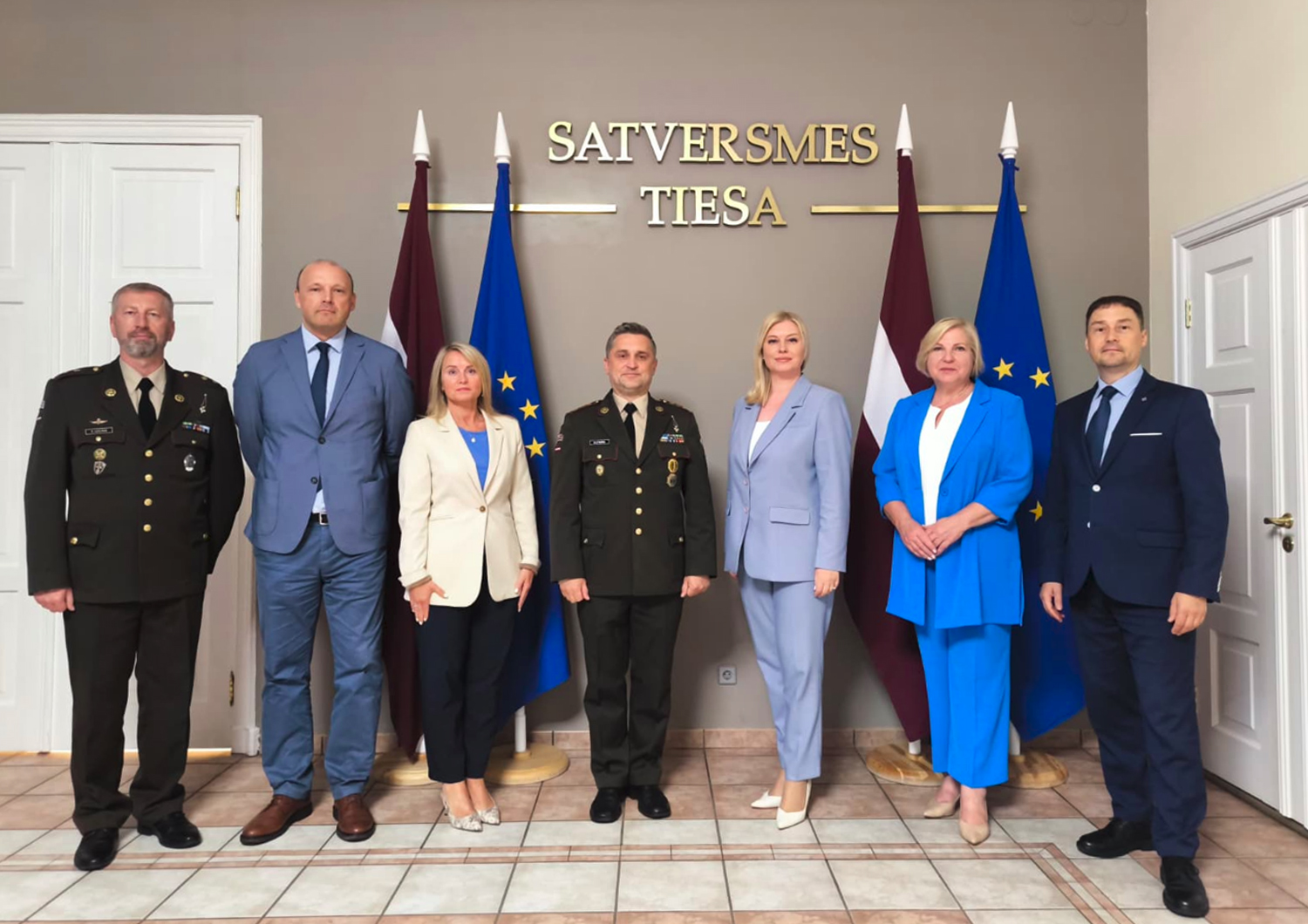 NAA kadetu nodarbība Satversmes tiesā