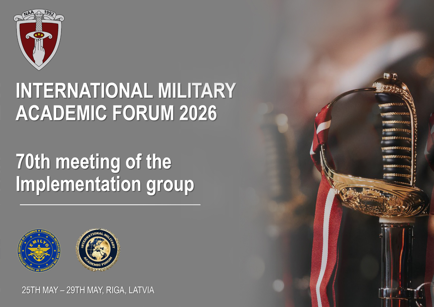 International Military Academic Forum (iMAF 2026) and 70th Group Meeting (EMILYO)